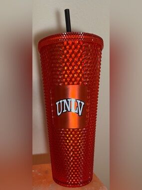 Starbucks UNLV Rebels Red Studded Cold Cup
Tumbler 24 oz. Limited Edition NEW